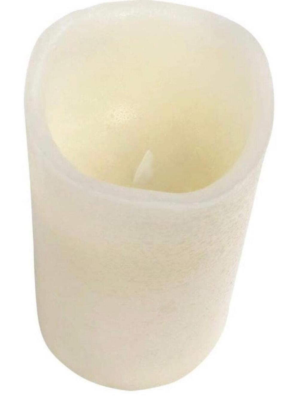 LED Flameless Candle with RENT Logo and Purple Ribbon - Picture 6 of 6